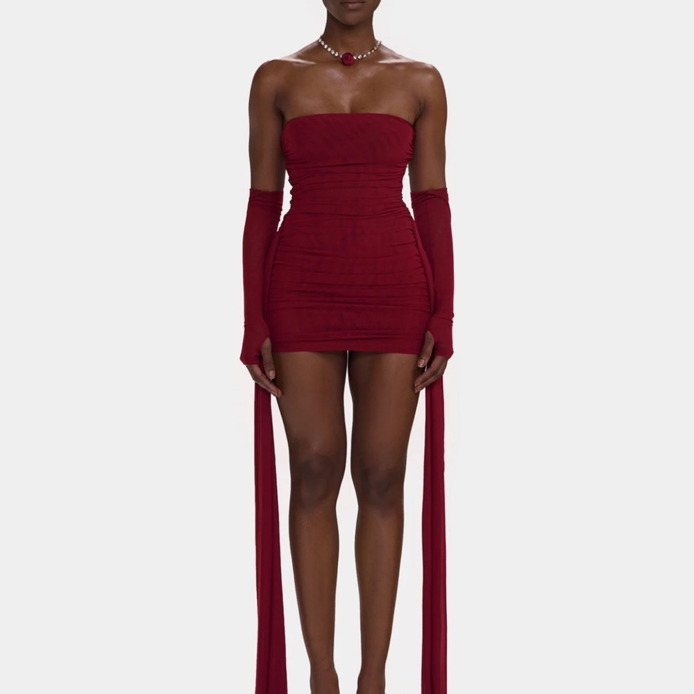 BBX Brand Zaya Ruched Mini Dress